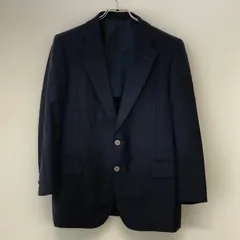 BURBERRY（バーバリー）　ウール100%　テーラードジャケット　ネイビー