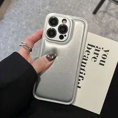 iPhone17Proケース シンプル 耐衝撃 落下対策 iPhone16ケース 衝撃吸収 頑丈 かわいい ユニセックス iPhone15ケースメンズ レディース シル