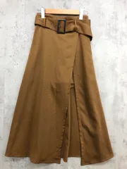 RESEXXY リゼクシー レイヤード フレア スカート sizeF/ブラウン系 ■◇ レディース