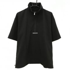 tangram×CLUBHAUSブラック ハーフジップ シャツ XL - メルカリ