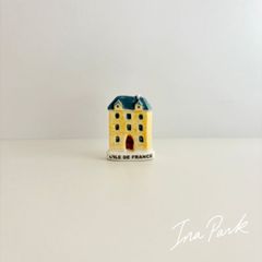 レモン フェーブ ヴィンテージ フランス 陶器 ミニチュア ドールハウス