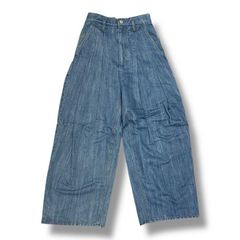 ✨完売品✨POPPY PLEATED BALLOON DENIM PANTS 1 - メルカリ