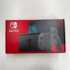 【中古・美品】Nintendo Switch 本体 任天堂スイッチ  バッテリー強化版（新型）グレー 4902370542905