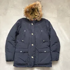 SIERRA DESIGNS ダウンジャケット アウター ラクーンファー 90s 三本木タグ 紺 L 美品のサムネイル