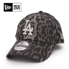 ニューエラ【ＮＥＷ ＥＲＡ】9TWENTY Leopard ロサンゼルス・ドジャース ブラ ック アイボリー キャップ 帽子 ユニセックス ヒョウ柄 レオパード