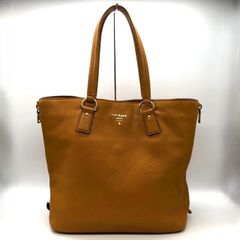 極美品✨プラダ ヴィッテロダイノ トートバッグ レザー ブラウン 大