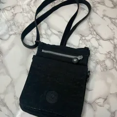 キプリング KIPLING ナイロン ショルダーバッグ ブラック コンパクト ポーチ