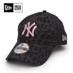 ニューエラ【ＮＥＷ ＥＲＡ】9TWENTY Leopard ニューヨーク・ヤンキース ブラ ック ピンク キャップ 帽子 ユニセックス ヒョウ柄 レオパード