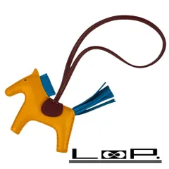 エルメス ■新同■ ロデオ PM チャーム ストラップ アニョーミロ ジョーヌドール ブルーザンジバール ルージュアッシュ B刻 箱 【580024】8