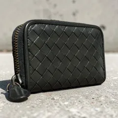 w99 ボッテガヴェネタ　コインケース　小銭入れ　ブラック　イントレチャート　Bottega Veneta