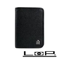 ダンヒル ■新同■ カードケース 二つ折り 名刺入れ ロゴ ビジネス レザー チャコール 箱 【580819】7