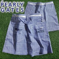 2枚まとめ売り PEARLY GATES ハーフパンツ ロゴ刺繍 N3268 - メルカリ