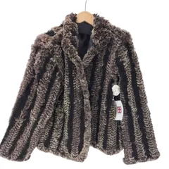 ユーズドフルギ USED古着 Mink Real Fur 100% Mouton Jacke ミンク リアルファー 100% ムートン ジャケット レディース 表記無 
