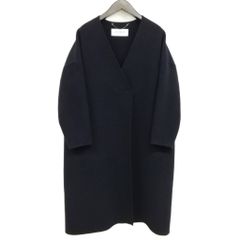 アドーア 38 カシミヤ100% リバーコート グレー ウールコート ロング 
