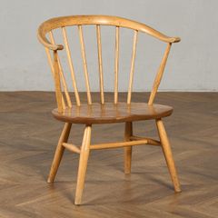 英国アンティークERCOLアーコールカウホーンチェア/肘掛け椅子イス(94-14 英国アンティークERCOLアーコールカウホーンチェア/肘掛け椅子イス(94