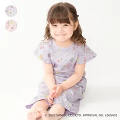 crescent サンリオキャラクター総柄半袖パジャマ　n47799