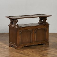 H21K3a カリモク RUSTIC カウンターテーブルセット 3点セット - メルカリ