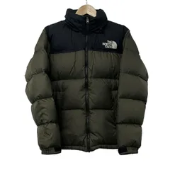 THE NORTH FACE(ノースフェイス) ダウンジャケット サイズM レディース - カーキ×黒 長袖/冬