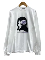 HYSTERIC GLAMOUR (ヒステリックグラマー) Tシャツ 長袖 ロンT L ホワイト メンズ/009