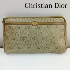 Christian Dior　クリスチャンディオール　クラッチバッグ　ハニカム柄