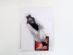 北門倫毘沙 黒スーツ 缶バッジ 一般予約】黒子のバスケ トレーディング箔押し風マット75mm缶バッジ(黒