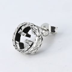 【美品】【グッチ】ピアス 片耳 アラベスク インターロッキングG SV925 美品】【グッチ】ピアス 片耳 アラベスク インターロッキングG SV925