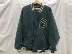 SCHOTT スタジャン 3122074 表記サイズL グリーン 