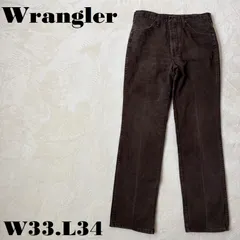 古着様専用　他の方には販売不可　Wrangler W33L34 936CHO ダークブラウンデニム カウボーイカット スリムフィット こげ茶 ラングラー ブーツカット