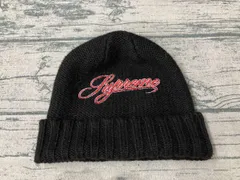 Supreme シュプリーム ニット帽 ビーニー Script Logo Beanie BLK