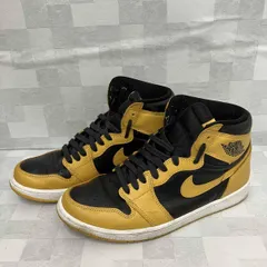 NIKE ナイキ スニーカー のAir Jordan 1 Retro High OG 'Pollen' 555088-701 27cm ブラック イエロー