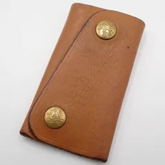 送料無料 ILBISONTE イルビゾンテ ４連 キーケース 鍵 レザー ブラウン 茶 キャメル 雑貨#15954