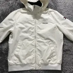 L A級 Tommy Hilfiger (TOMMY) 白 ウィンドブレーカー ジャケット #177