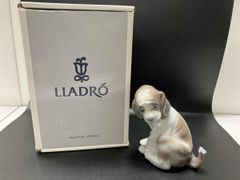 美品 LLADRO リヤドロ アコーディオンを持つピエロ #5279 陶器 置物