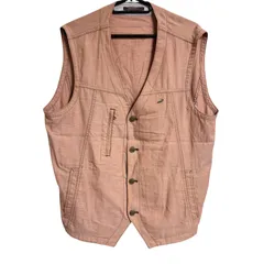 【美品】CROCODILE クロコダイル メンズ アウター ベスト ブラウン サイズ不明 B30