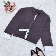 ZARA ザラ コンビニットカーディガン グレー S