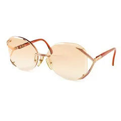 MNB26078 Christian Dior クリスチャンディオール サングラス ヴィンテージ 希少 CDロゴ ブラウン×ゴールド 茶 オーストリア製 2289 43