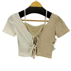 メルトザレディ Melt the lady バイカラーリブアンサンブル レディース FREE 