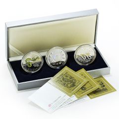1988年 中国記念硬貨 金貨 銀貨 3枚セット - メルカリ