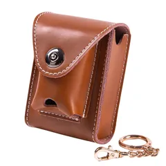 【クローブキューブ】タバコケース 本革 レザー シガレットケース ライター 収納 カラビナ ベルト通し付き