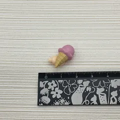 未使用品　ねんどろいどもあ パーツコレクション アイスクリームショップ 食べ物パーツ　アイスクリーム（ピンク）+持ち手