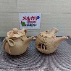 秋田焼 道楽 手練宝袋型急須 湯呑 セット 箱なし - メルカリ