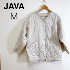 JAVA ジャバ コラボ 大人のこなれ感 ノーカラーキルテイングコート  中綿コート ロングコート レディース アウター 軽量コート 防寒 秋冬コート カジュアル シンプル オーバーサイズ ゆったり 大人カジュアル ナチュラル 韓国ファッション M