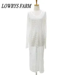 LOWRYS FARM ローリーズファーム ２WAYレースワンピース F WHT/ホワイト