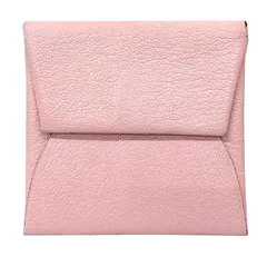 美品＊HERMES バスティア　ローズサクラ エルメス バスティア コインケース ローズサクラ シェーヴル 【新品