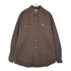 Carhartt カーハート ワークシャツ ブラウン(メンズ M)中古 古着 X5150