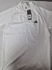 アディダス 白 ポロTシャツ L サイズ 新品