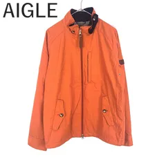 エーグル AIGLE ジャケット スタンドカラー コーデュロイ カジュアル おしゃれ くすみオレンジ ブラウンのサムネイル