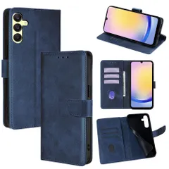 Samsung GalaxyA25 5G/GalaxyA55/GalaxyS25Ultra/GalaxyS26/GalaxyS26Ultra 手帳型スマホケース おしゃれ｜マグネット式｜カード収納・現金OK｜多機種対応 【ブルー PDK】