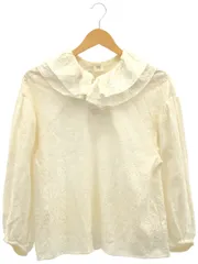 IENA LA BOUCLE (イエナラブークル) ペイズリー刺繍ブラウス ホワイト FREE