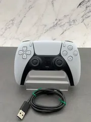【動作OK・安心補償】SONY PS5 プレイステーション5 コントローラー デュアルセンス DualSense ホワイト タイプCケーブル付属 0313-204